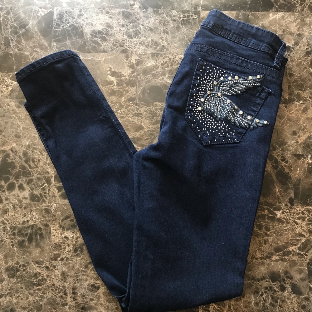 Rebel and Soul Black Skinny Size 8